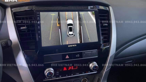 Màn hình Zestech liền camera 360 Z800 Pro+ Mitsubishi Pajero Sport 2018 - nay